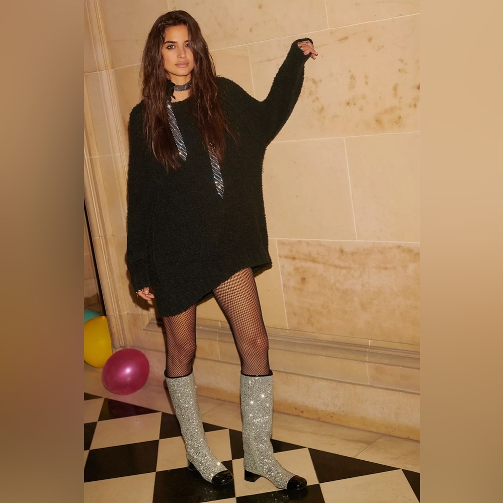 Free People Teddy Tunic Sweater